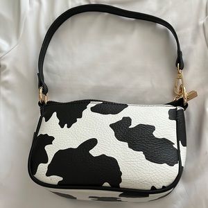 Cow print purse